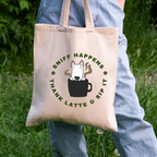Sniff happens, Thank Latte and Sip It Small Tote