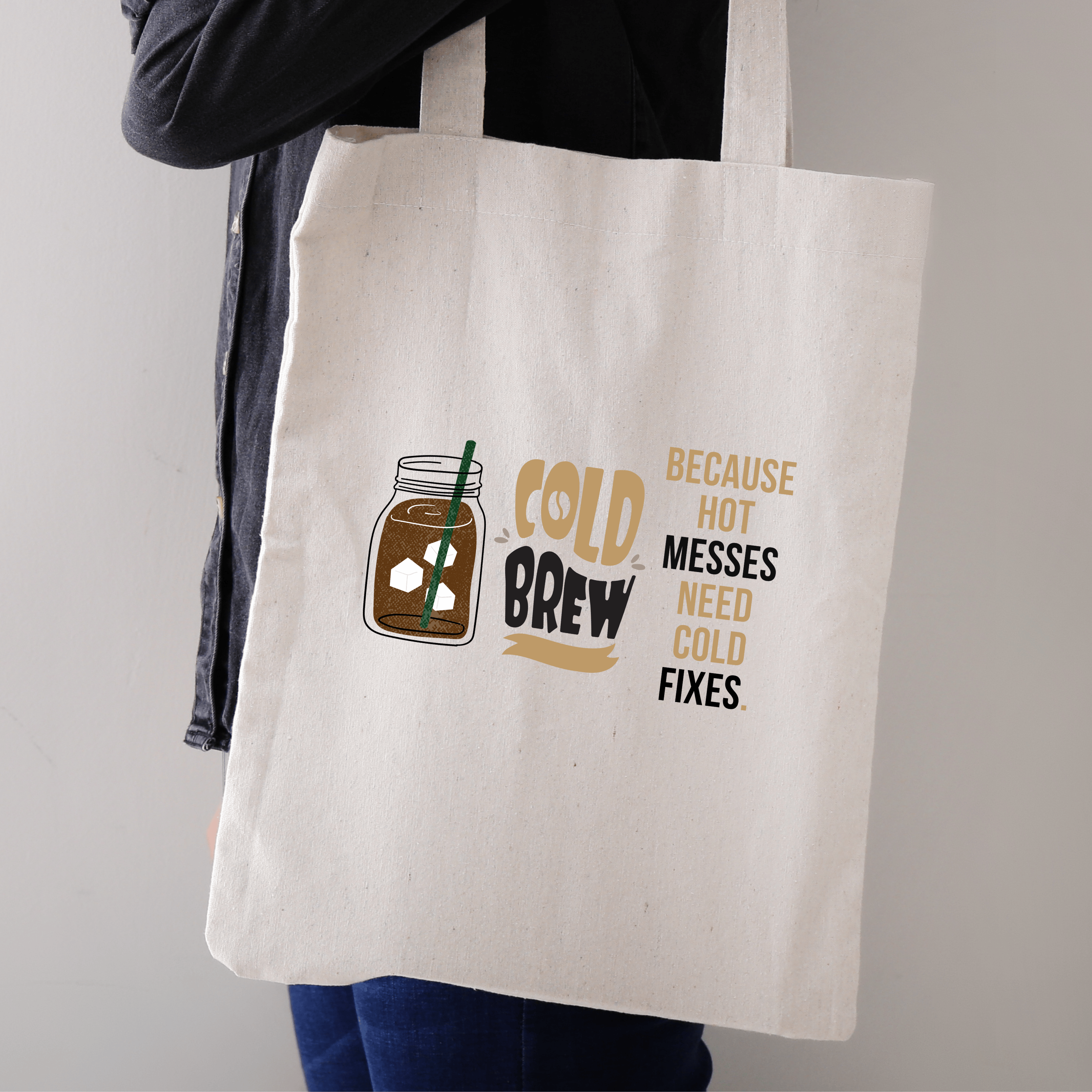Cold Brew Fix – Small Tote