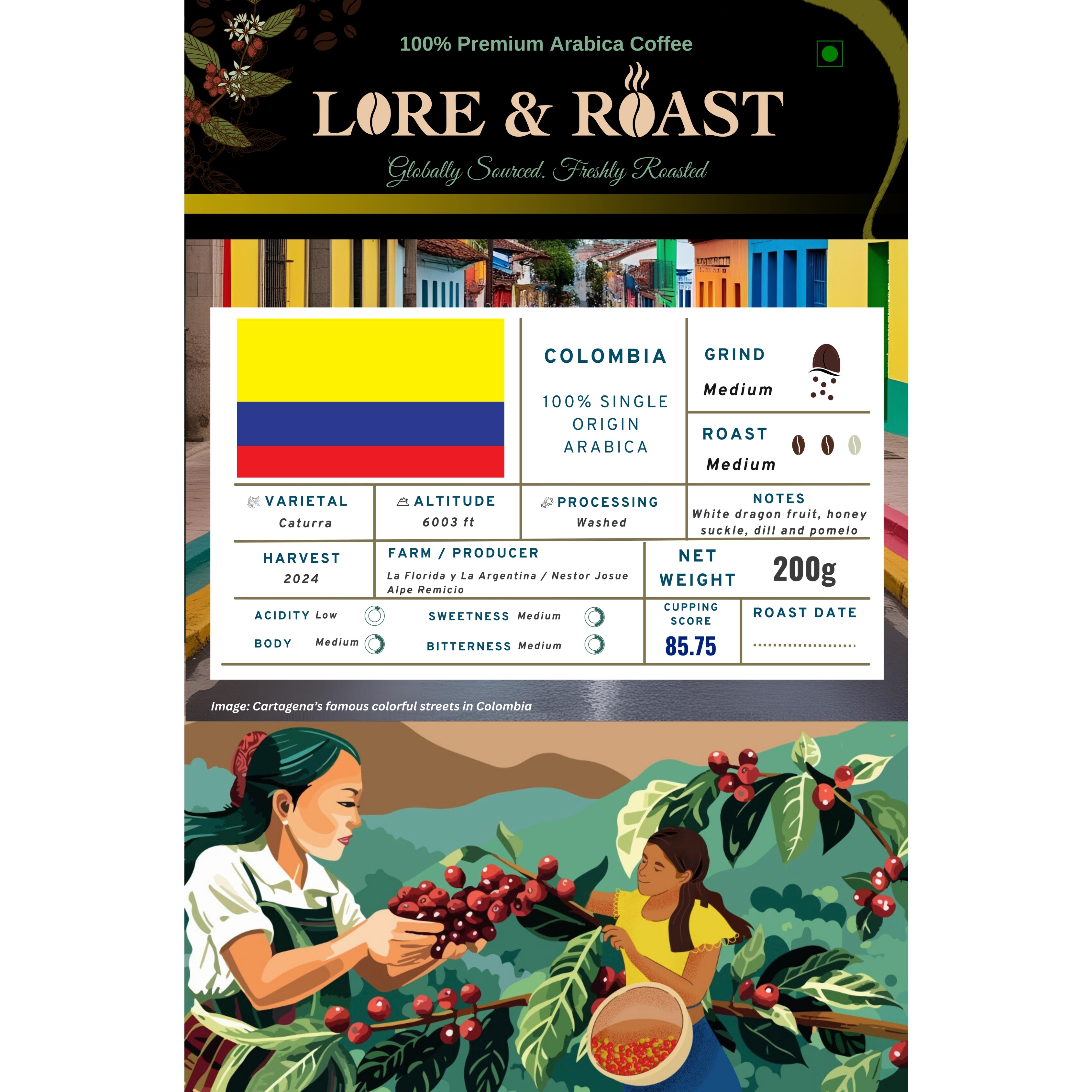 Colombia | Nestor Alpe | Single Origin | 100% Arabica