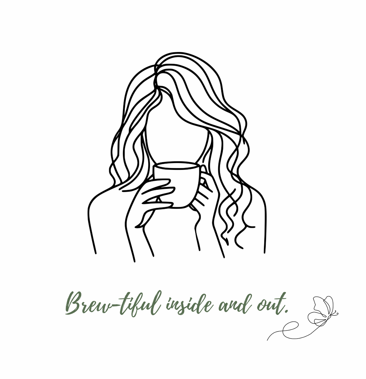Brew-tiful Inside and Out – Canvas Cotton Small Tote