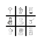 Brew Grid - Coffee Methods - Everyday Large Tote Bag