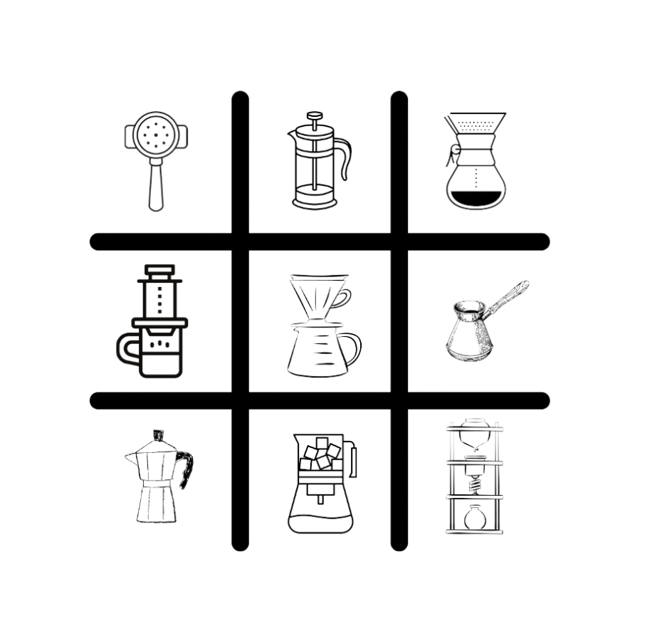 Brew Grid - Coffee Methods - Everyday Large Tote Bag