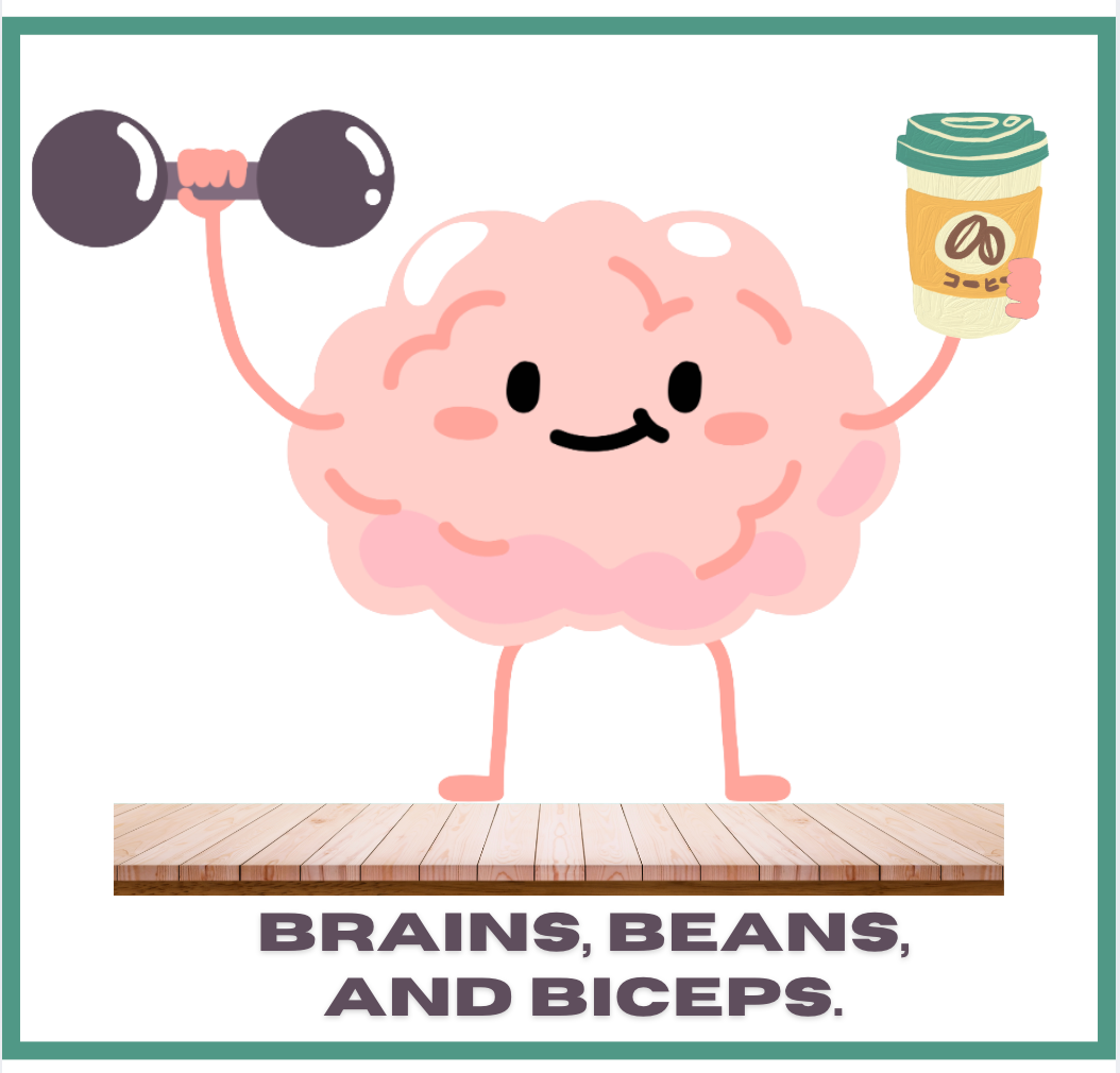Beans. Brains. Biceps. Gym Small Tote