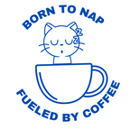Born to nap - Fueled by Coffee Small Tote