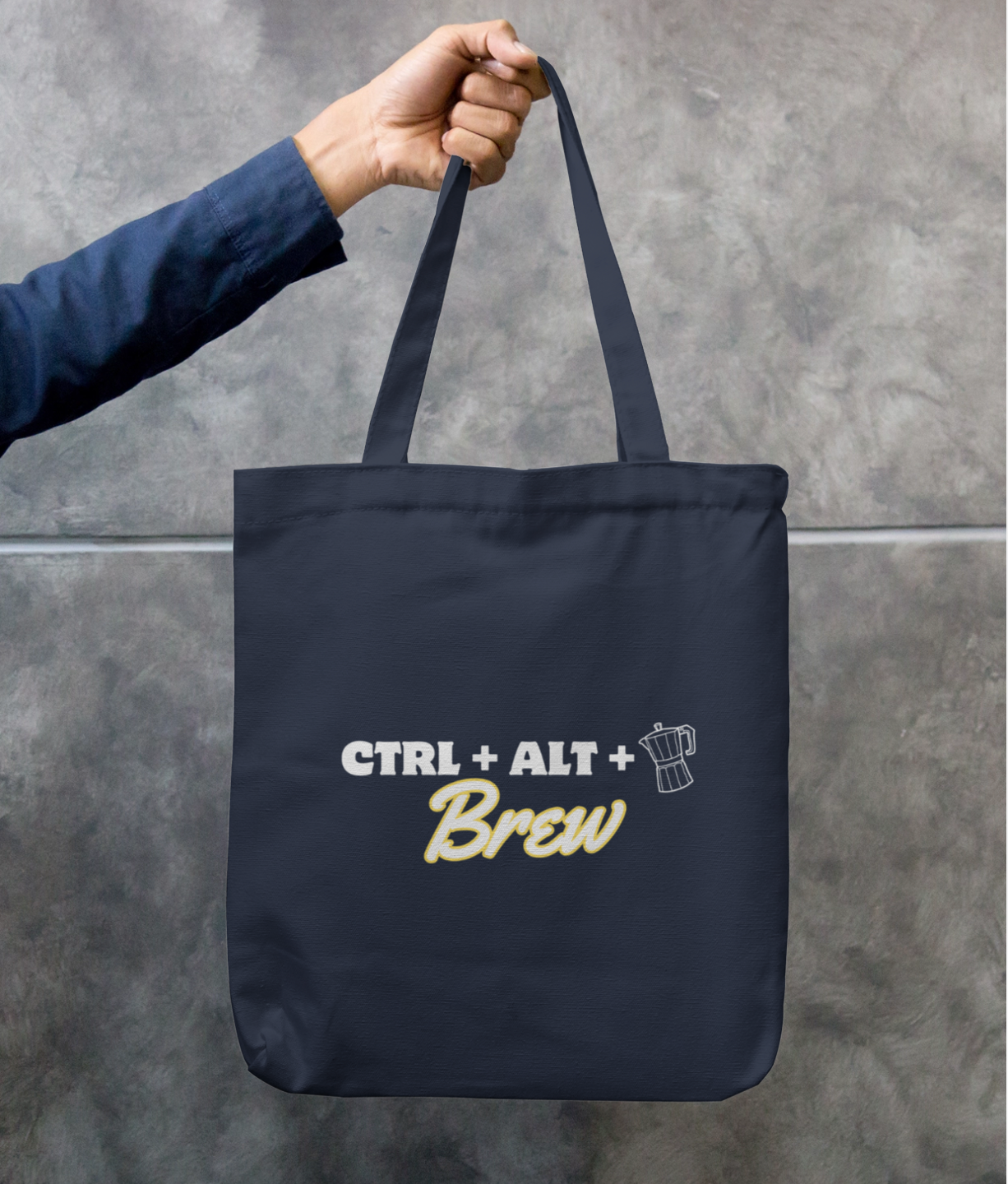 Ctrl + Alt + Brew – Canvas Cotton Small Tote