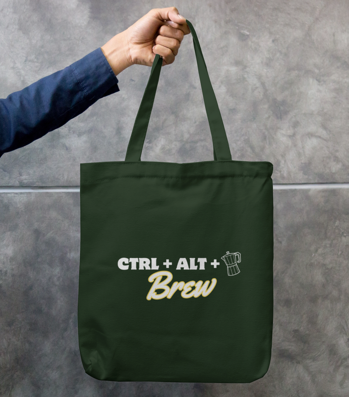 Ctrl + Alt + Brew – Canvas Cotton Small Tote