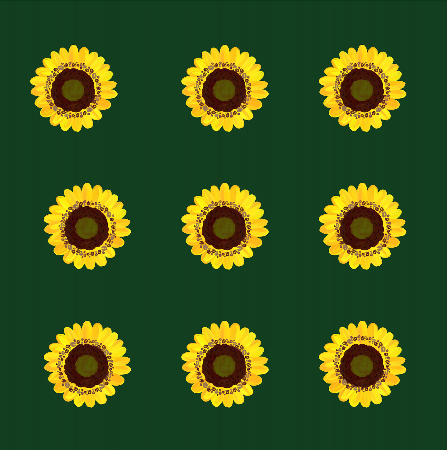 Sunflower Coffee Bloom – All Over Print Tote Bag