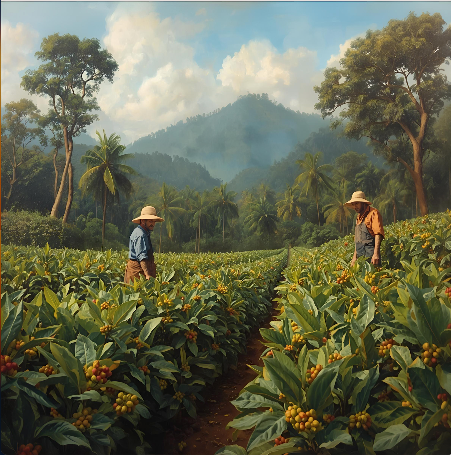 From Bean to Brew – Coffee Grower’s All Over Print Tote Bag
