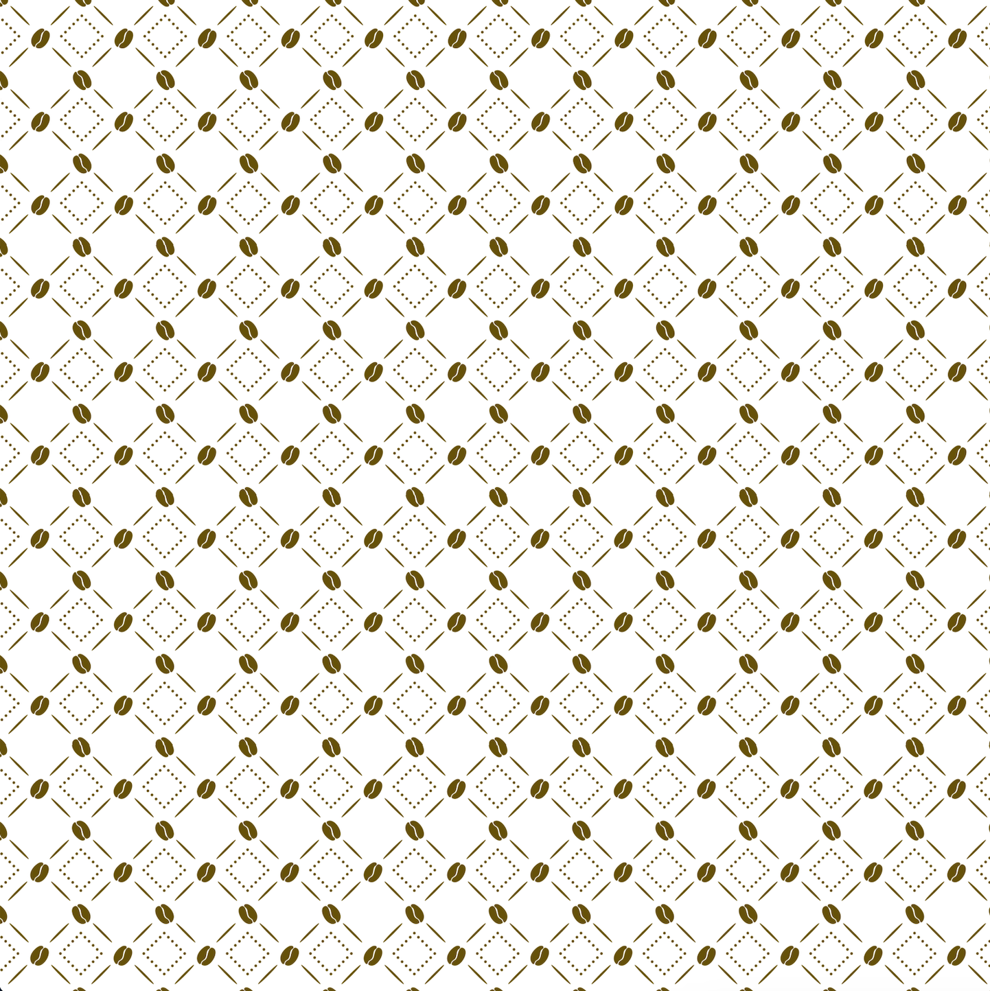 Minimalist Coffee Beans All Over Print Tote Bag