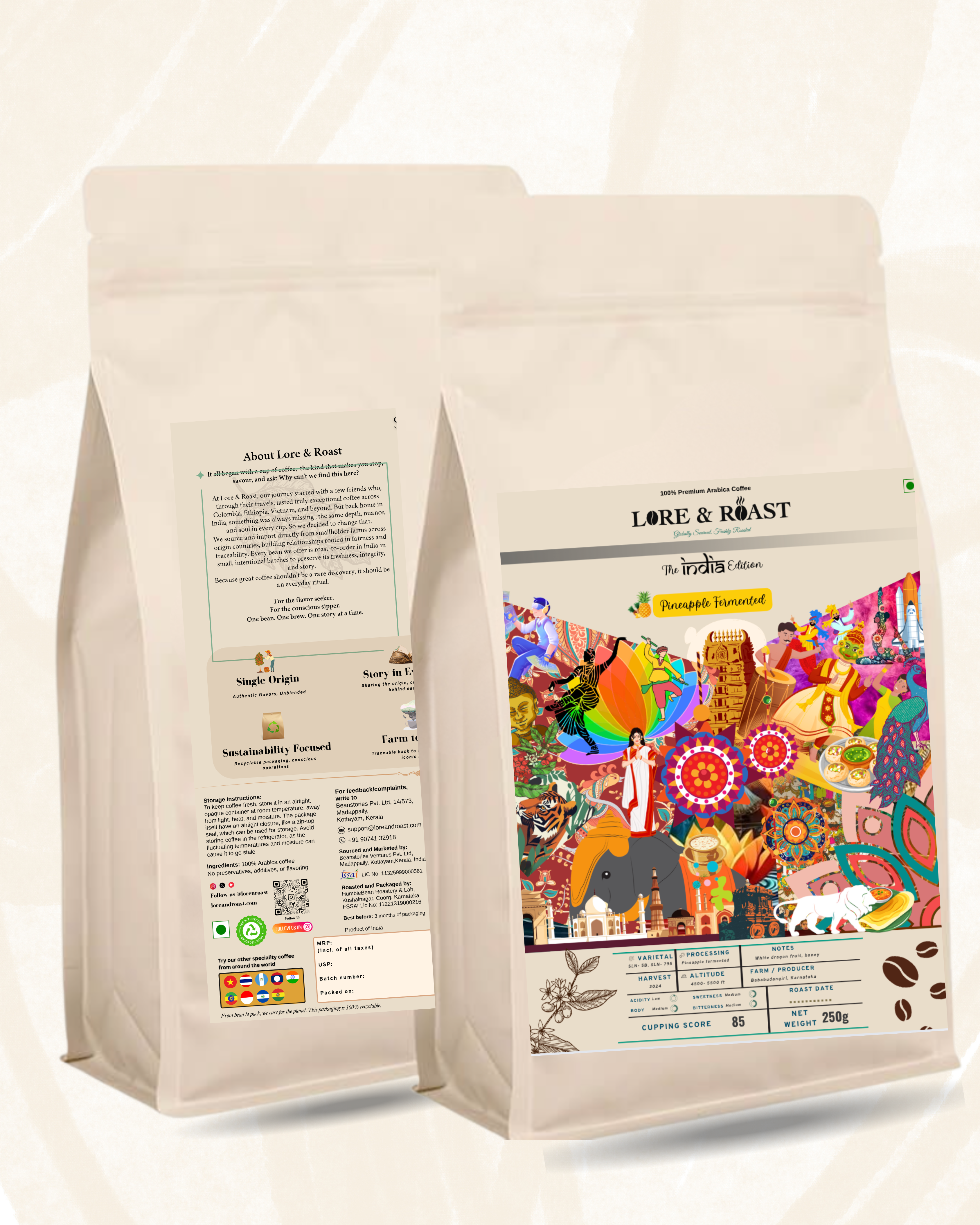 Pineapple Fermented Naturals - 100% Arabica - Baba Budangiri